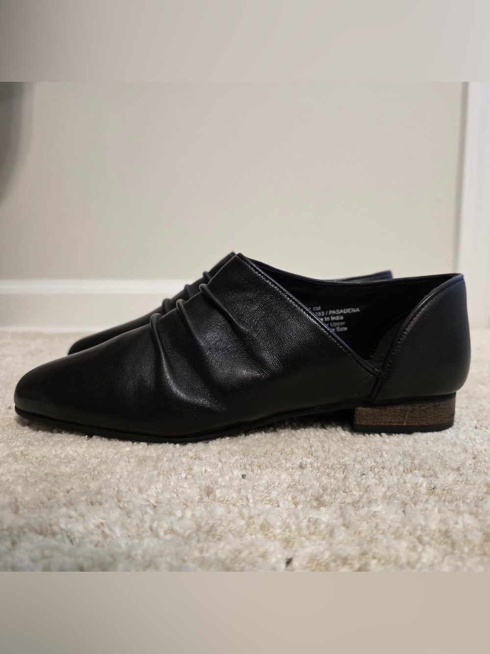Coldwater Creek Black Walk With Me Slip-On Flat
